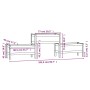 Jardinera madera maciza de pino blanco 245,5x44x75 cm de vidaXL, Maceteros y jardineras - Ref: Foro24-822253, Precio: 137,69 ...