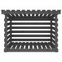 Leñero de madera maciza de pino gris 108x73x79 cm de vidaXL, Accesorios para bolsas y soportes de leña - Ref: Foro24-822229, ...