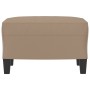 Reposapiés de cuero sintético color capuchino 60x50x41 cm de vidaXL, Otomanas - Ref: Foro24-349340, Precio: 54,03 €, Descuent...