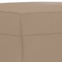 Reposapiés de cuero sintético color capuchino 60x50x41 cm de vidaXL, Otomanas - Ref: Foro24-349340, Precio: 54,03 €, Descuent...