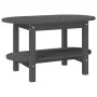 Solid gray pine wood coffee table 80x45x45 cm by vidaXL, Coffee table - Ref: Foro24-822294, Price: 67,37 €, Discount: %