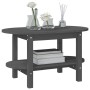 Mesa de centro de madera maciza de pino gris 80x45x45 cm de vidaXL, Mesas de centro - Ref: Foro24-822294, Precio: 68,20 €, De...