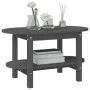 Solid gray pine wood coffee table 80x45x45 cm by vidaXL, Coffee table - Ref: Foro24-822294, Price: 67,37 €, Discount: %