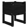 Jardinera 2 unidades madera maciza de pino negro 40x40x52,5 cm de vidaXL, Maceteros y jardineras - Ref: Foro24-822116, Precio...