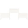 Jardinera de madera de pino maciza blanca 178,5x44x75 cm de vidaXL, Maceteros y jardineras - Ref: Foro24-822248, Precio: 115,...