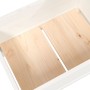 Jardinera de madera de pino maciza blanca 178,5x44x75 cm de vidaXL, Maceteros y jardineras - Ref: Foro24-822248, Precio: 115,...