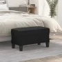 Banco de cuero sintético negro 70x35x41 cm de vidaXL, Bancos - Ref: Foro24-349439, Precio: 50,00 €, Descuento: %