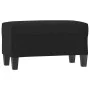 Banco de cuero sintético negro 70x35x41 cm de vidaXL, Bancos - Ref: Foro24-349439, Precio: 50,00 €, Descuento: %
