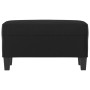 Banco de cuero sintético negro 70x35x41 cm de vidaXL, Bancos - Ref: Foro24-349439, Precio: 50,81 €, Descuento: %