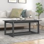 Mesa de centro de madera maciza de pino gris 110x55x45 cm de vidaXL, Mesas de centro - Ref: Foro24-822169, Precio: 78,35 €, D...
