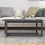Mesa de centro de madera maciza de pino gris 110x55x45 cm de vidaXL, Mesas de centro - Ref: Foro24-822169, Precio: 78,35 €, D...