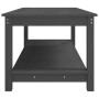 Mesa de centro de madera maciza de pino gris 110x55x45 cm de vidaXL, Mesas de centro - Ref: Foro24-822274, Precio: 78,95 €, D...