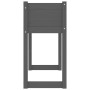 Jardinera de madera maciza de pino gris 78x40x81 cm de vidaXL, Maceteros y jardineras - Ref: Foro24-822134, Precio: 65,75 €, ...