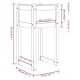 Jardinera de madera maciza de pino gris 40x40x81 cm de vidaXL, Maceteros y jardineras - Ref: Foro24-822126, Precio: 45,65 €, ...