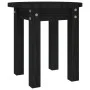 Mesa de centro de madera maciza de pino negro Ø35x35 cm de vidaXL, Mesas de centro - Ref: Foro24-822341, Precio: 24,01 €, Des...