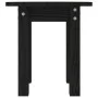 Mesa de centro de madera maciza de pino negro Ø35x35 cm de vidaXL, Mesas de centro - Ref: Foro24-822341, Precio: 24,01 €, Des...