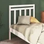 Cabecero de cama madera maciza de pino blanco 95x4x100 cm de vidaXL, Cabeceros y pies de cama - Ref: Foro24-822243, Precio: 3...