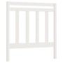 Cabecero de cama madera maciza de pino blanco 95x4x100 cm de vidaXL, Cabeceros y pies de cama - Ref: Foro24-822243, Precio: 3...