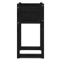 Jardinera madera maciza de pino negro 40x40x81 cm de vidaXL, Maceteros y jardineras - Ref: Foro24-822130, Precio: 42,37 €, De...