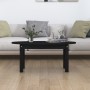 Mesa de centro de madera maciza de pino negro 80x40x35 cm de vidaXL, Mesas de centro - Ref: Foro24-822351, Precio: 47,43 €, D...
