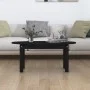Solid black pine wood coffee table 80x40x35 cm by vidaXL, Coffee table - Ref: Foro24-822351, Price: 46,84 €, Discount: %