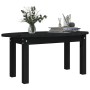 Mesa de centro de madera maciza de pino negro 80x40x35 cm de vidaXL, Mesas de centro - Ref: Foro24-822351, Precio: 47,43 €, D...