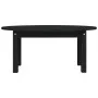 Solid black pine wood coffee table 80x40x35 cm by vidaXL, Coffee table - Ref: Foro24-822351, Price: 46,84 €, Discount: %