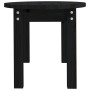 Mesa de centro de madera maciza de pino negro 80x40x35 cm de vidaXL, Mesas de centro - Ref: Foro24-822351, Precio: 47,43 €, D...