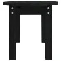 Solid black pine wood coffee table 80x40x35 cm by vidaXL, Coffee table - Ref: Foro24-822351, Price: 46,84 €, Discount: %