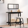 Mesa consola madera maciza de pino negro 110x40x80 cm de vidaXL, Mesas de centro - Ref: Foro24-822301, Precio: 71,72 €, Descu...