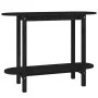 Solid black pine wood console table 110x40x80 cm by vidaXL, Coffee table - Ref: Foro24-822301, Price: 70,98 €, Discount: %