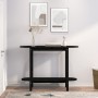 Mesa consola madera maciza de pino negro 110x40x80 cm de vidaXL, Mesas de centro - Ref: Foro24-822301, Precio: 71,72 €, Descu...