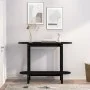 Solid black pine wood console table 110x40x80 cm by vidaXL, Coffee table - Ref: Foro24-822301, Price: 70,98 €, Discount: %
