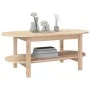 Mesa de centro de madera maciza de pino 110x55x45 cm de vidaXL, Mesas de centro - Ref: Foro24-822287, Precio: 94,37 €, Descue...