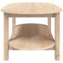 Mesa de centro de madera maciza de pino 110x55x45 cm de vidaXL, Mesas de centro - Ref: Foro24-822287, Precio: 94,37 €, Descue...
