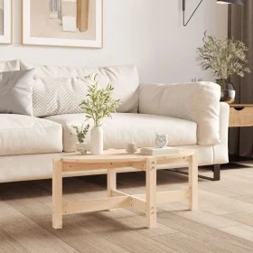 Mesa de centro de madera maciza de pino 87x48x35 cm de vidaXL, Mesas de centro - Ref: Foro24-822322, Precio: 44,93 €, Descuen...