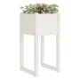 Jardinera madera maciza de pino blanco 40x40x81 cm de vidaXL, Maceteros y jardineras - Ref: Foro24-822124, Precio: 45,23 €, D...