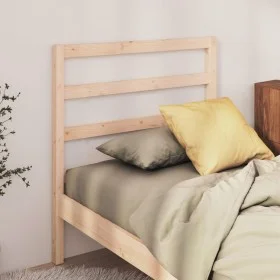 Solid pine wood bed headboard 95x4x100 cm by vidaXL, Headboards and footboards - Ref: Foro24-822232, Price: 22,29 €, Discount: %