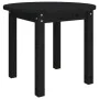 Mesa de centro de madera maciza de pino negro Ø 55x45 cm de vidaXL, Mesas de centro - Ref: Foro24-822331, Precio: 39,59 €, De...