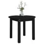 Mesa de centro de madera maciza de pino negro Ø 55x45 cm de vidaXL, Mesas de centro - Ref: Foro24-822331, Precio: 39,59 €, De...