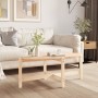 Mesa de centro de madera maciza de pino 118x63x45 cm de vidaXL, Mesas de centro - Ref: Foro24-822317, Precio: 55,43 €, Descue...