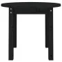 Mesa de centro de madera maciza de pino negro Ø 55x45 cm de vidaXL, Mesas de centro - Ref: Foro24-822331, Precio: 39,59 €, De...