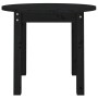 Mesa de centro de madera maciza de pino negro Ø 55x45 cm de vidaXL, Mesas de centro - Ref: Foro24-822331, Precio: 40,04 €, De...