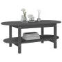 Couchtisch aus massivem grauem Kiefernholz, 110 x 55 x 45 cm von vidaXL, Couchtisch - Ref: Foro24-822289, Preis: 96,03 €, Rab...