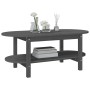 Mesa de centro de madera maciza de pino gris 110x55x45 cm de vidaXL, Mesas de centro - Ref: Foro24-822289, Precio: 97,25 €, D...