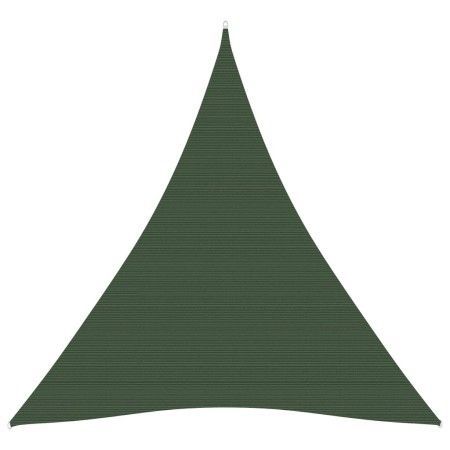 Toldo de vela HDPE verde oscuro 160 g/m² 4x5x5 m de vidaXL, Sombrillas - Ref: Foro24-311481, Precio: 39,58 €, Descuento: %