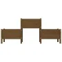 Jardinera de madera de pino maciza marrón miel 178,5x44x75 cm de vidaXL, Maceteros y jardineras - Ref: Foro24-822250, Precio:...