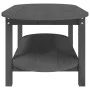 Couchtisch aus massivem grauem Kiefernholz, 110 x 55 x 45 cm von vidaXL, Couchtisch - Ref: Foro24-822289, Preis: 96,03 €, Rab...