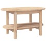 Mesa de centro de madera maciza de pino 80x45x45 cm de vidaXL, Mesas de centro - Ref: Foro24-822292, Precio: 69,70 €, Descuen...
