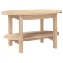 Mesa de centro de madera maciza de pino 80x45x45 cm de vidaXL, Mesas de centro - Ref: Foro24-822292, Precio: 68,69 €, Descuen...